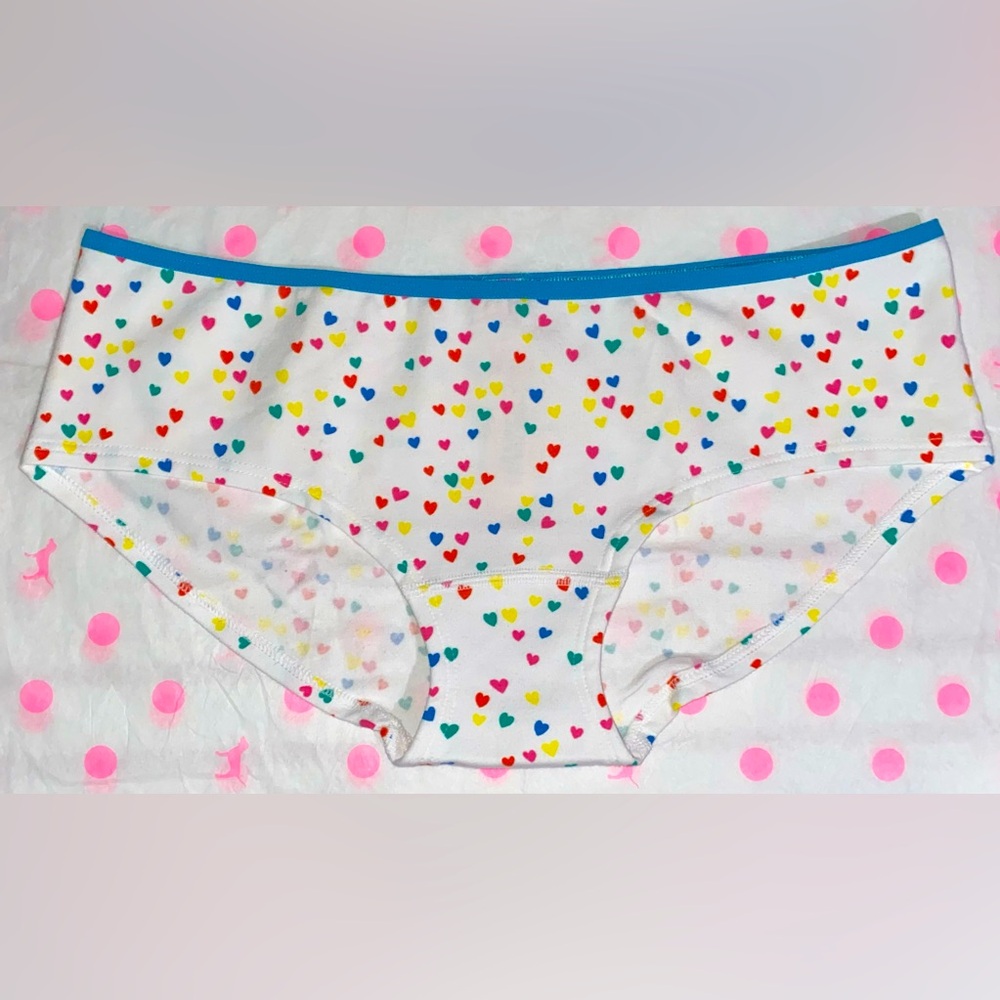 New Vintage Victoria's Secret PINK Hipster Panty Y2K pink vintage panties heart